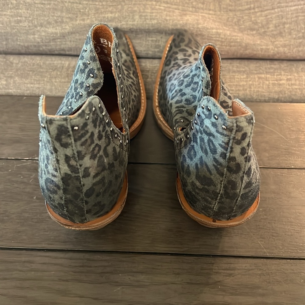 Buck & Brana Leopard Suede Booties Size 7 NEW - Picture 4 of 6